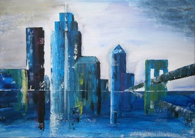 Nächtliche Skyline